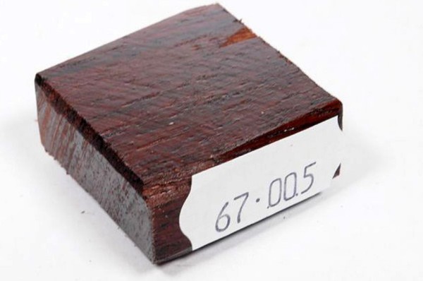 Ring Blank aus Holz - Teak