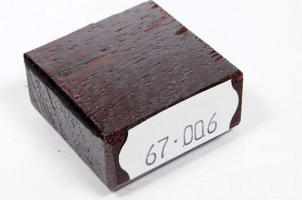 Ring Blank aus Holz - Teak