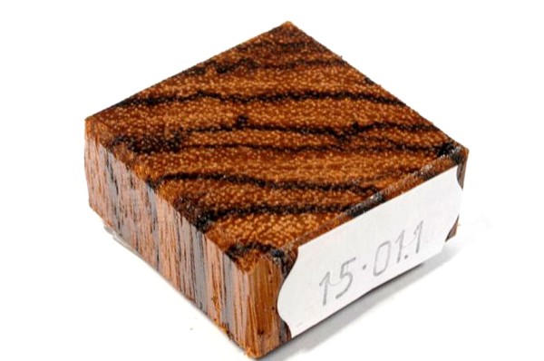 Ring Blank aus Holz - Zebrano