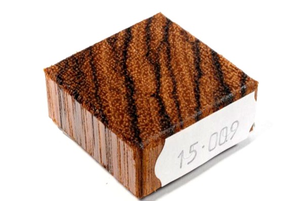 Ring Blank aus Holz - Zebrano