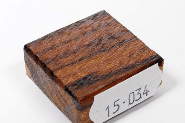 Ring Blank aus Holz - Zebrano