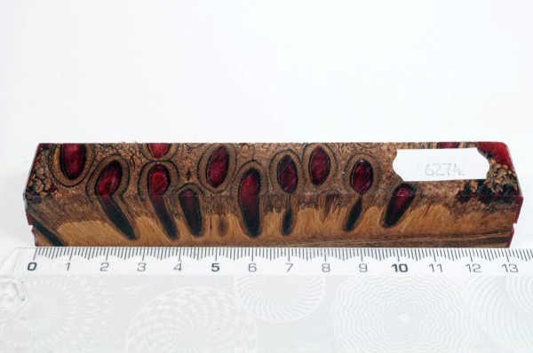 Banksiazapfen in Kunstharz - Rot - 13 cm
