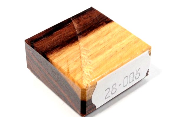 Ring Blank aus Holz - Veilchenholz