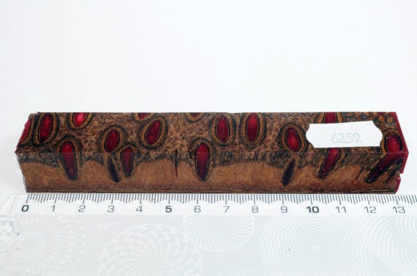 Banksiazapfen in Kunstharz - Rot - 13 cm