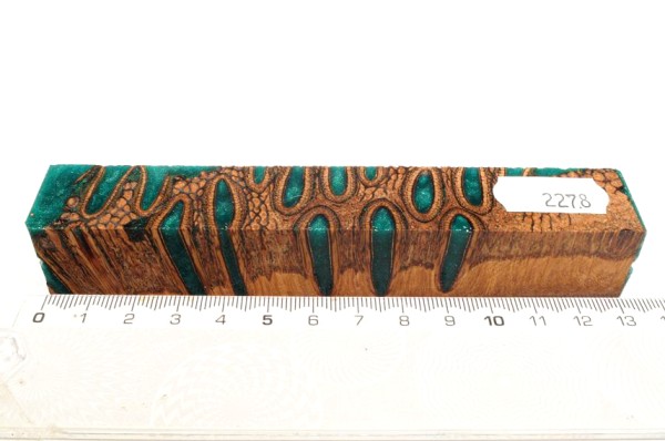Banksiazapfen in Kunstharz - Grün - 13 cm-