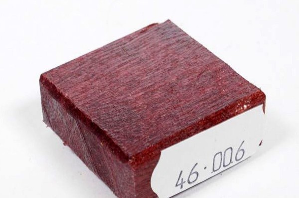 Ring Blank aus Holz - Amaranth - 2.Wahl