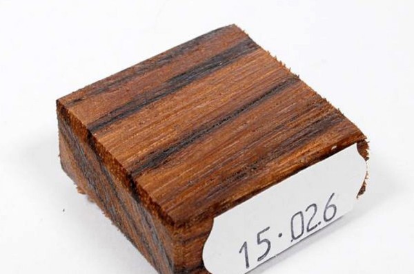 Ring Blank aus Holz - Zebrano