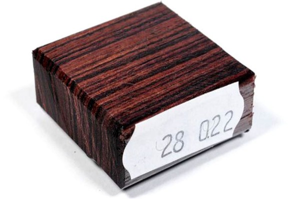 Ring Blank aus Holz - Veilchenholz