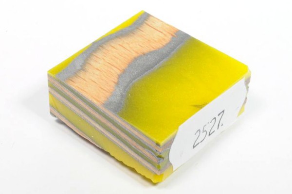 Furnier in Kunstharz für Ringe