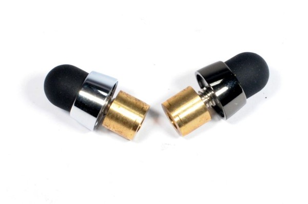 Endkappe Touch-Cap Chrom, 5er Pac.