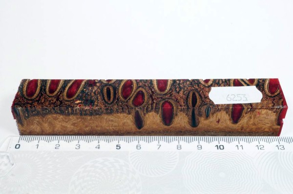 Banksiazapfen in Kunstharz - Rot - 13 cm