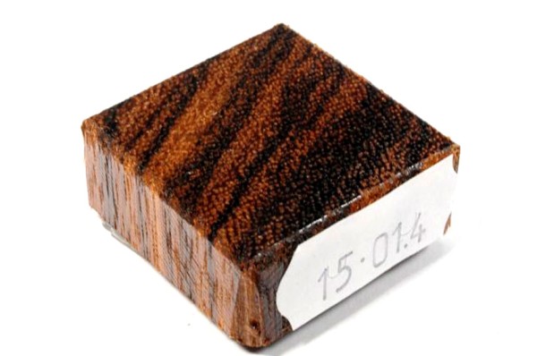 Ring Blank aus Holz - Zebrano