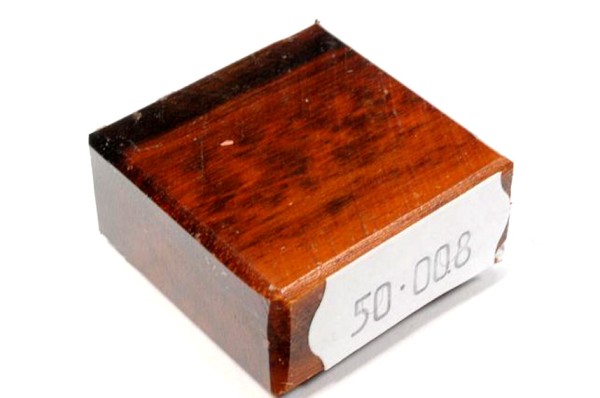 Ring Blank aus Holz - Makassar Ebenholz