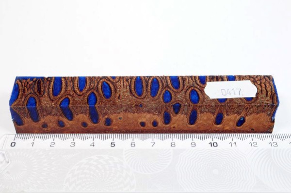 Banksiazapfen in Kunstharz - Blau - 13 cm