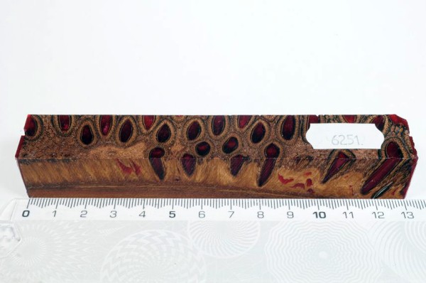 Banksiazapfen in Kunstharz - Rot - 13 cm