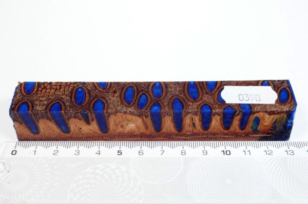 Banksiazapfen in Kunstharz - Blau - 13 cm