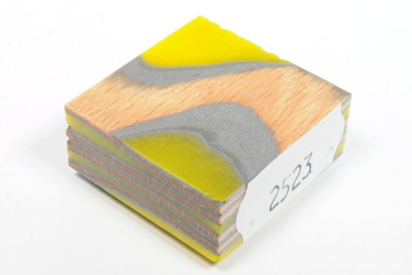 Furnier in Kunstharz für Ringe