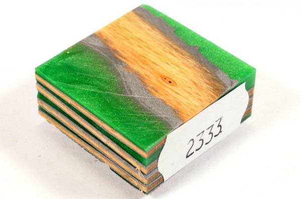 Furnier in Kunstharz für Ringe
