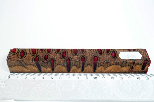 Banksiazapfen in Kunstharz - Rot - 16 cm