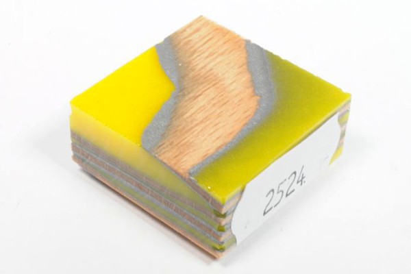 Furnier in Kunstharz für Ringe