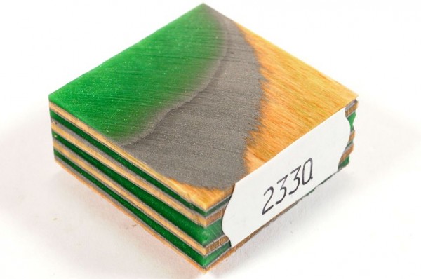 Furnier in Kunstharz für Ringe