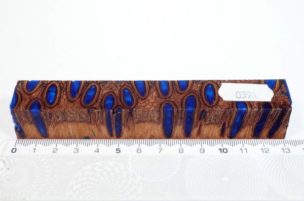 Banksiazapfen in Kunstharz - Blau - 13 cm