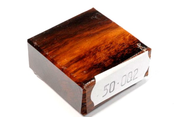 Ring Blank aus Holz - Makassar Ebenholz