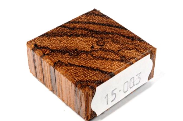 Ring Blank aus Holz - Zebrano