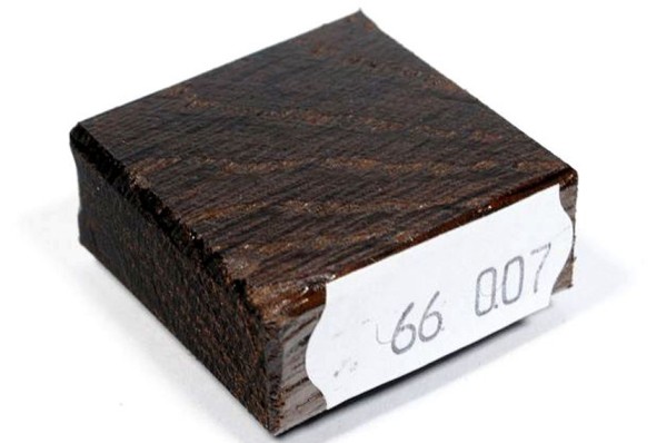 Ring Blank aus Holz - Eiche geräuchert